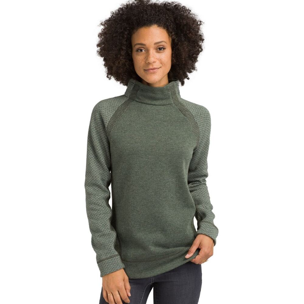 Prana Brandie Wool Blend Sweater - Rye Green - Women's Small